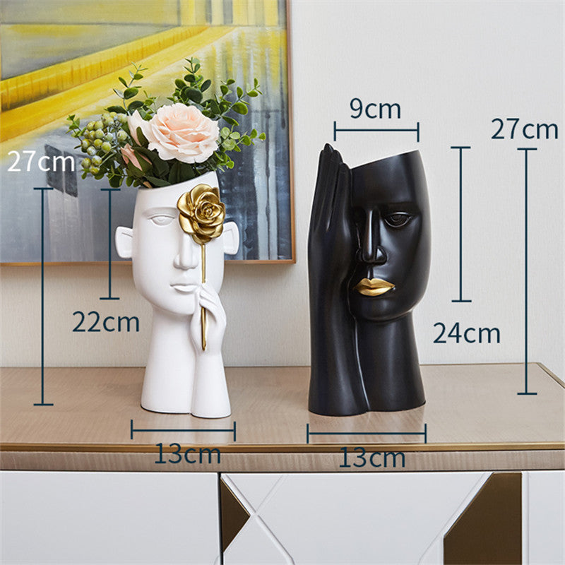 Decorative Face Vase