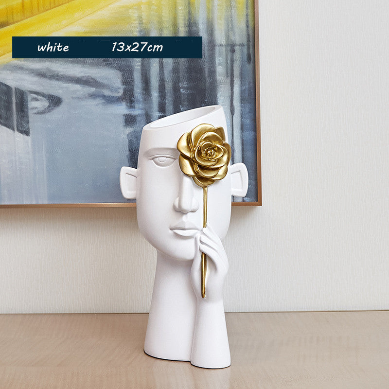 Decorative Face Vase