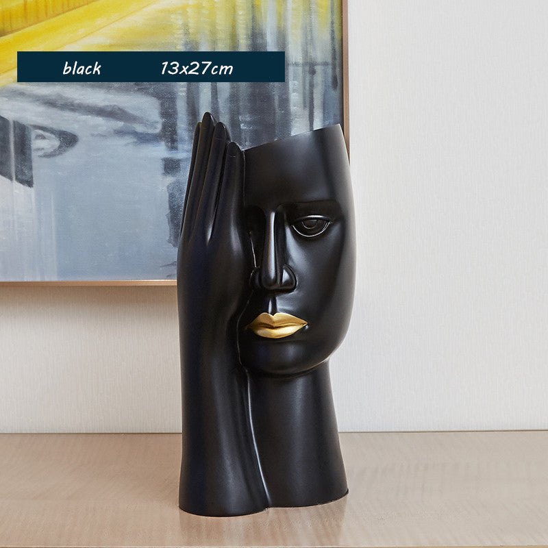 Decorative Face Vase