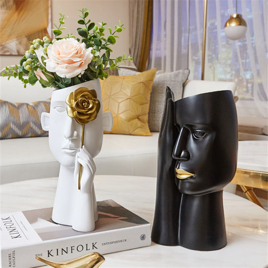 Decorative Face Vase