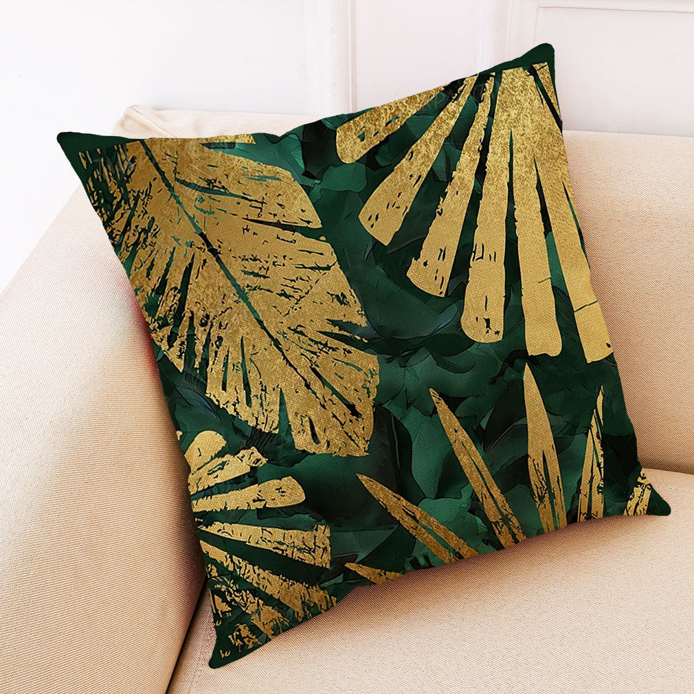 Art Deco Cotton Linen Pillowcase Covers